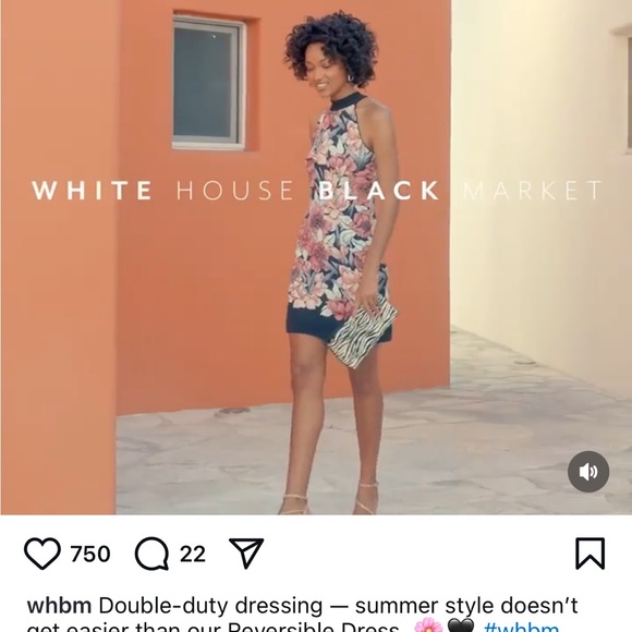 WHBM reversible knit dress - Picture 11 of 12